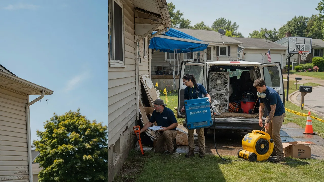 Ceiling Leak Cleanup in Russellton, PA near me